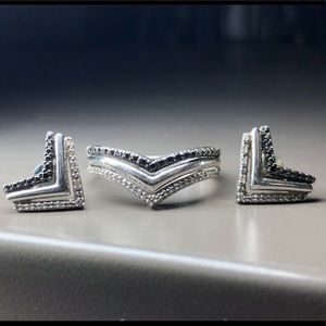 Kay Jewelers Black Diamond Set